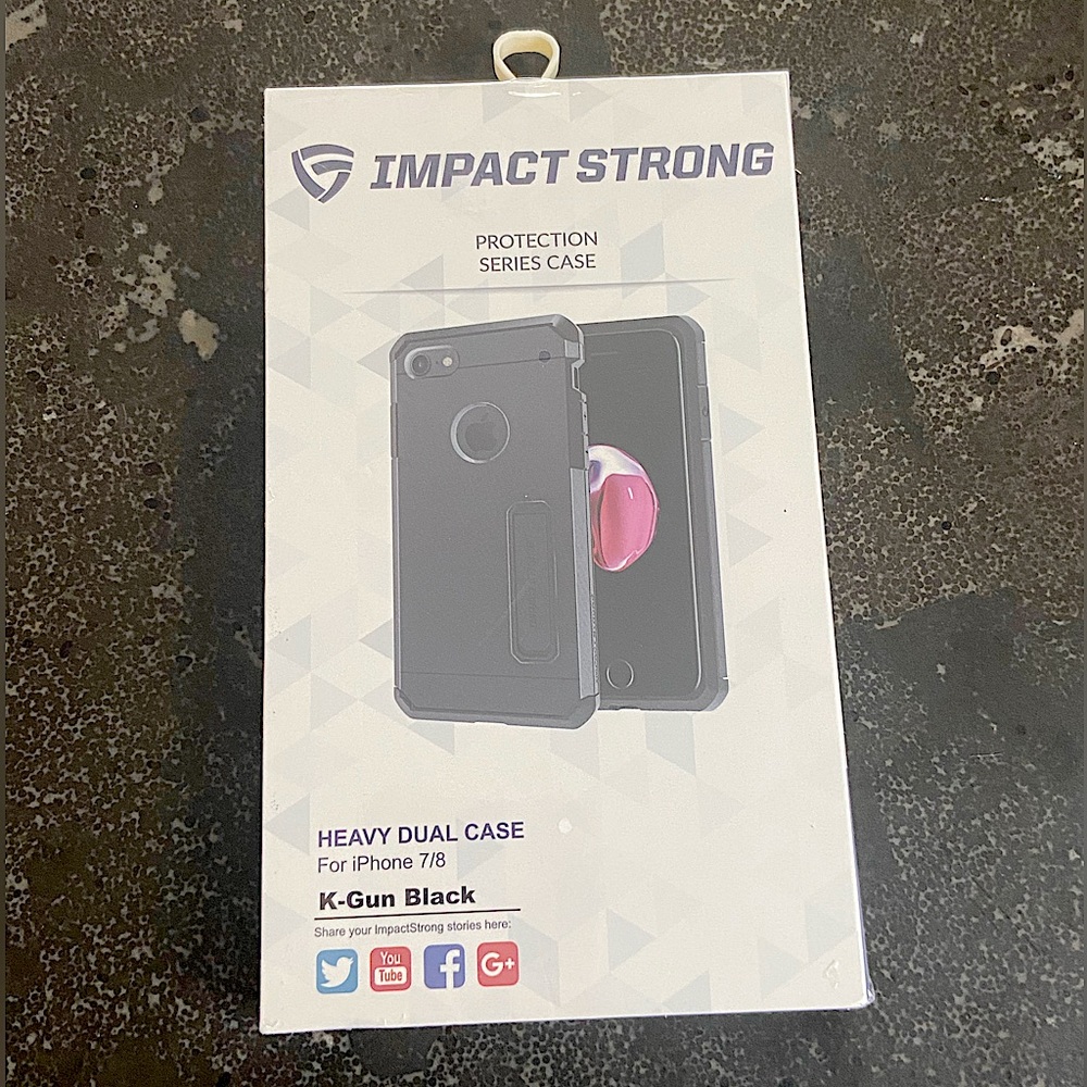 Brand New Impact Strong iPhone 7/8 Black Case